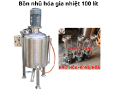 Bồn nhũ hóa gia nhiệt thực phẩm 100 lít