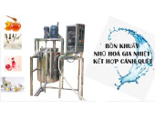 Bồn khuấy nhũ hoá gia nhiệt kết hợp cánh quét