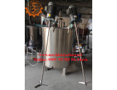 Máy khuấy hóa chất kẹp thùng