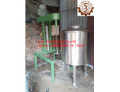 máy khuấy sơn kết hợp bồn gia nhiệt inox
