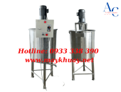 So sánh bồn khuấy công nghiệp có gia nhiệt và không gia nhiệt