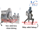 Phân biệt máy nhũ hóa chân không và máy nhũ hóa