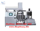 Quy trình sản xuất máy nhũ hóa chân không chất lượng