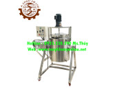 Bồn khuấy trộn hóa chất xoay đổ liệu 200kg