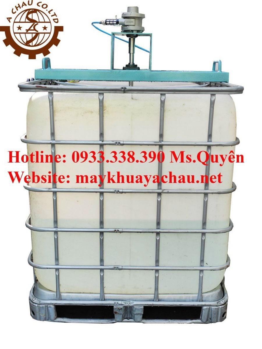 Máy khuấy khí nén thùng IBC 