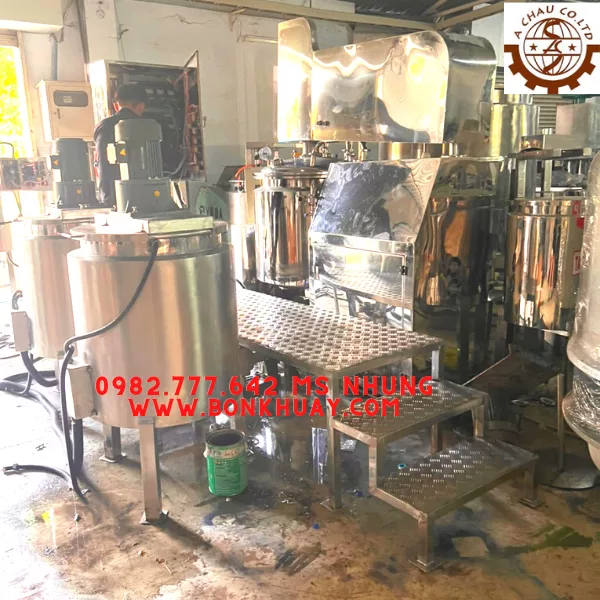 bồn khuấy hút chân không