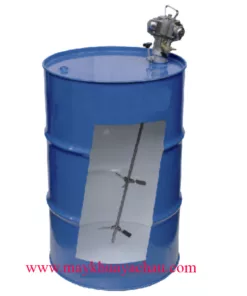 máy khuấy dung môi gắn lỗ miệng thùng 200 lít