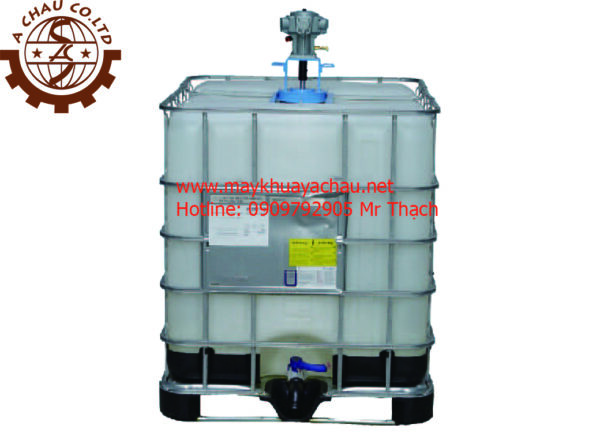 Máy khuấy khí nén thùng IBC. máy khuấy khí nén