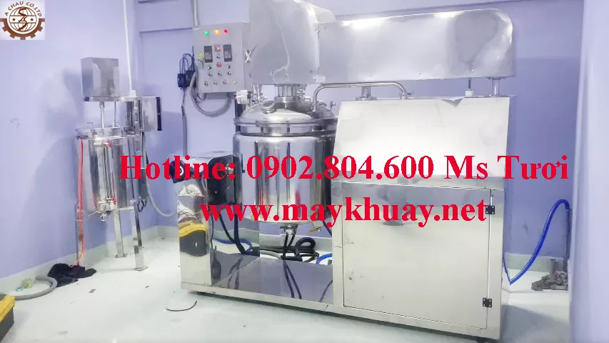 máy khuấy hút chân không