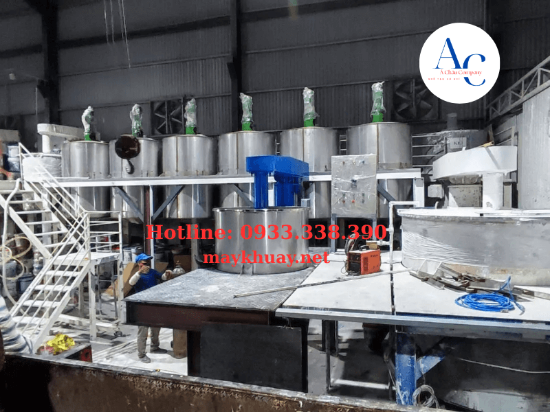 Hệ thống bồn khuấy sơn