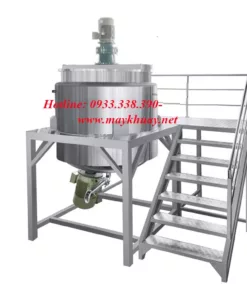 Bồn khuấy công nghiệp kết hợp sàn thao tác