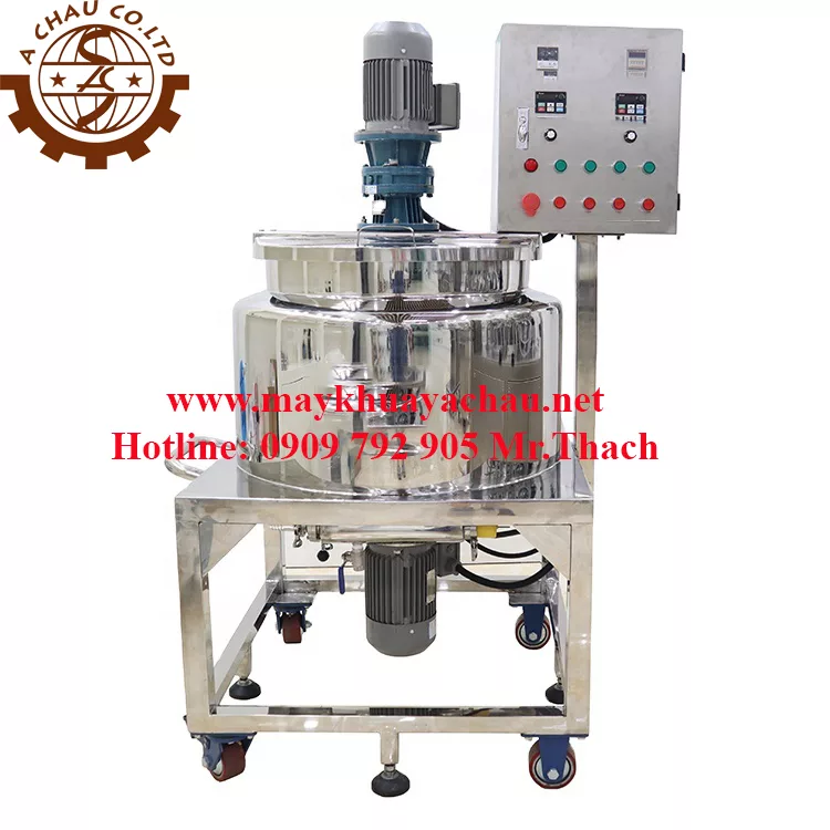 Bồn khuấy nhũ hóa gia nhiệt 100 lít
