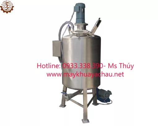 Bồn khuấy inox kết hợp bơm hút chân không