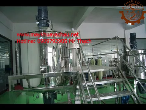 bồn khuấy keo hóa chất gia nhiệt