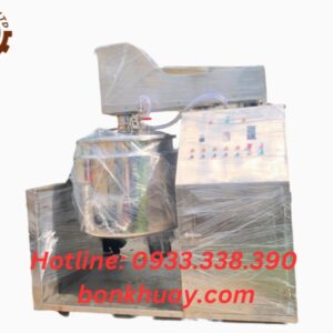 Bồn khuấy mỹ phẩm kết hợp nhũ hóa gia nhiệt và bơm hút chân không