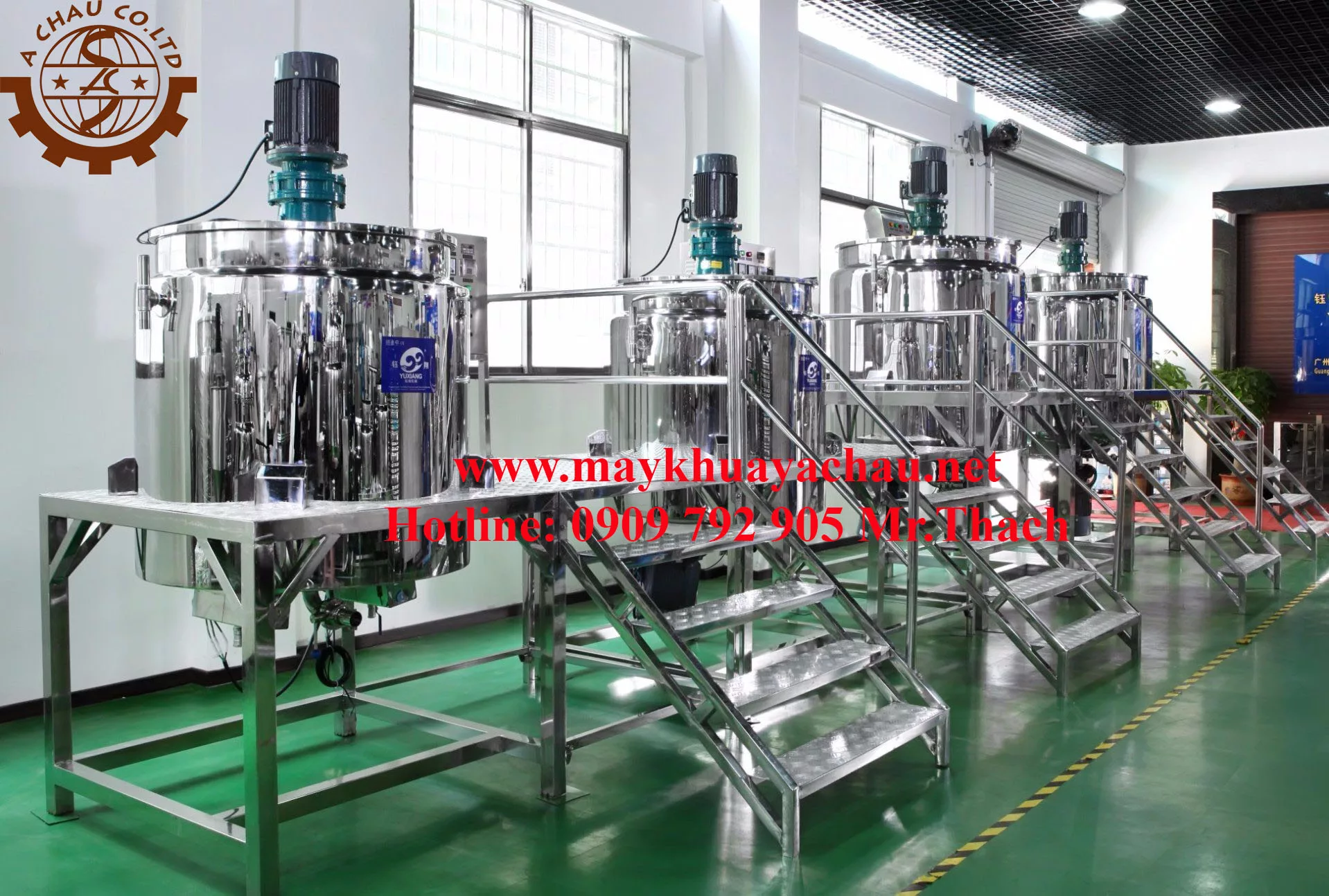 Hệ thống bồn khuấy gia nhiệt AC-B-24