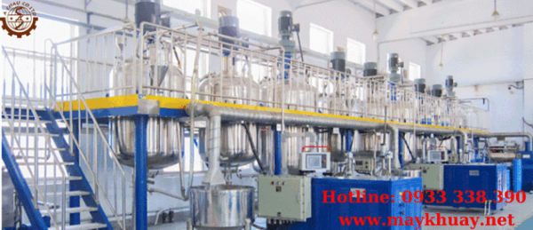 Hệ thống bồn khuấy sơn nước