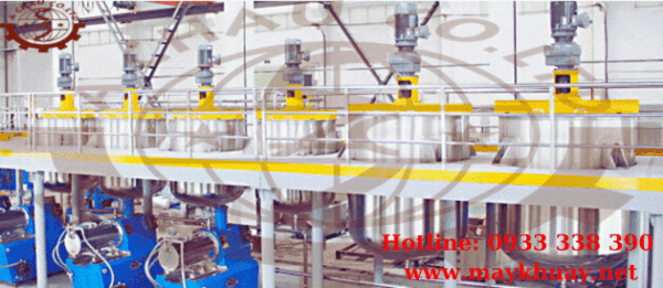 Hệ thống bồn khuấy sơn nội ngoại thất