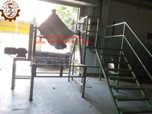 Hệ thống máy trộn bột hình lập phương