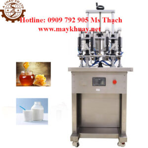 máy chiết rót 4 vòi