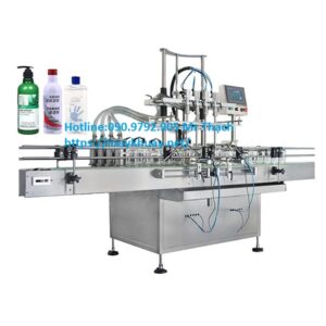 Máy chiết rót dung dịch tự động 4 vòi