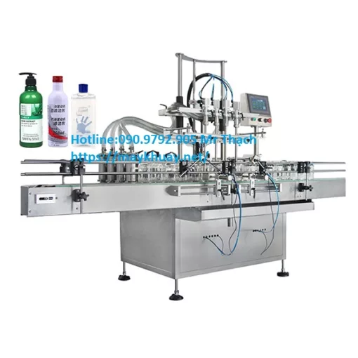 Máy chiết rót dung dịch tự động 4 vòi