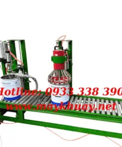 Máy chiết rót kết hợp đóng nắp dành cho thùng thiết