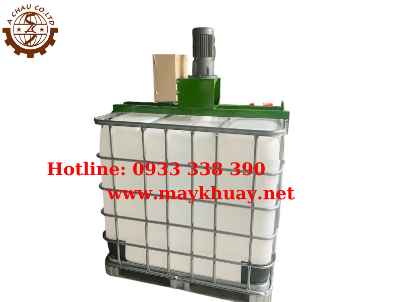 Máy khuấy gá miệng thùng