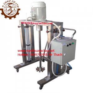 máy khuấy háo chất nâng hạ ben khí nén 300-500l