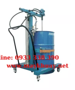Máy khuấy khí nén nâng hạ tự động lỗ miệng thùng motor 5 piston
