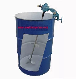 Máy khuấy hóa chất bằng khí nén kẹp thành thùng