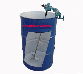 Máy khuấy hóa chất bằng khí nén kẹp thành thùng