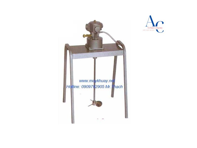 Máy khuấy khí nén kèm hộp số giảm tốc