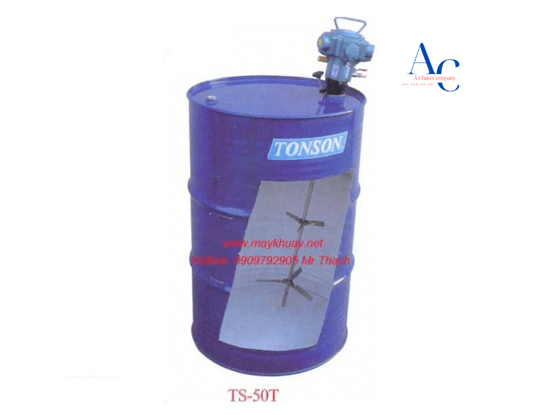 Máy khuấy khí nén thùng 200 lít TS-50T