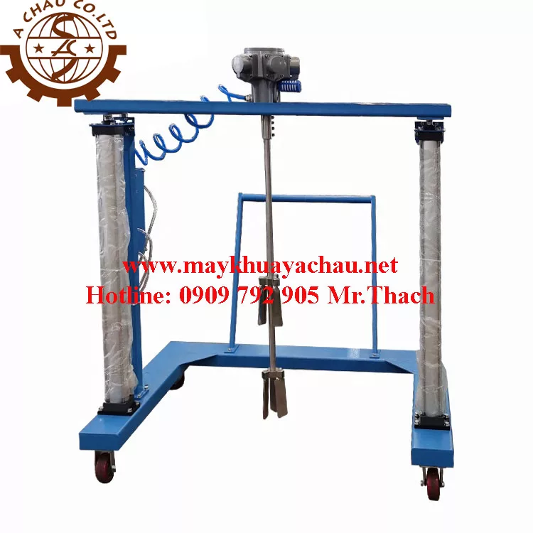 Máy khuấy khí nén thùng IBC