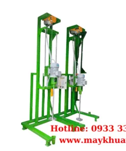 Máy khuấy mực in nâng hạ bằng tời điện