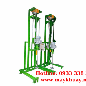 Máy khuấy mực in nâng hạ bằng tời điện