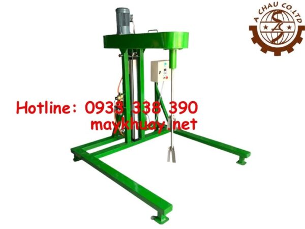 Máy khuấy nâng hạ tự động thùng IBC 1000 lít