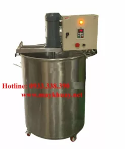 Máy khuấy phân bón gá miệng thùng