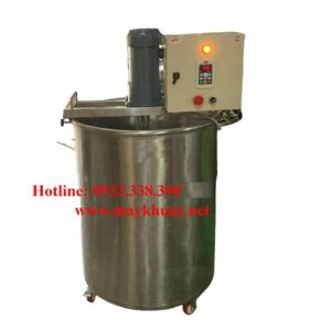 Máy khuấy phân bón gá miệng thùng