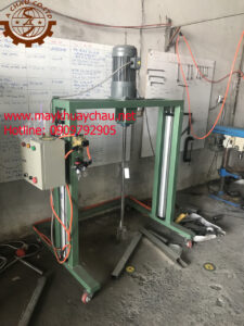 Máy khuấy hóa chất thùng ibc