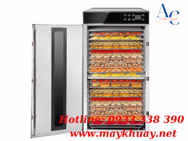 Máy sấy thực phẩm công nghiệp 24 khay