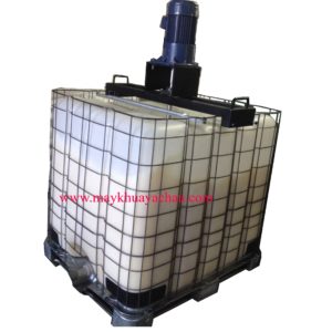 báo giá máy khuấy hóa chất gá ngang thùng IBC