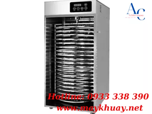 Tủ sấy thực phẩm công nghiệp mâm tròn tự xoay