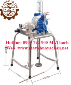 Máy trộn sơn kết hợp bơm sơn