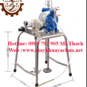Máy trộn sơn kết hợp bơm sơn