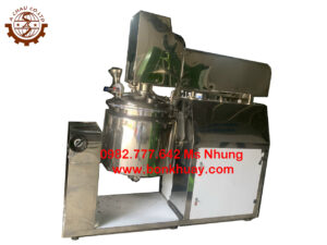 máy nhũ hóa hút chân không