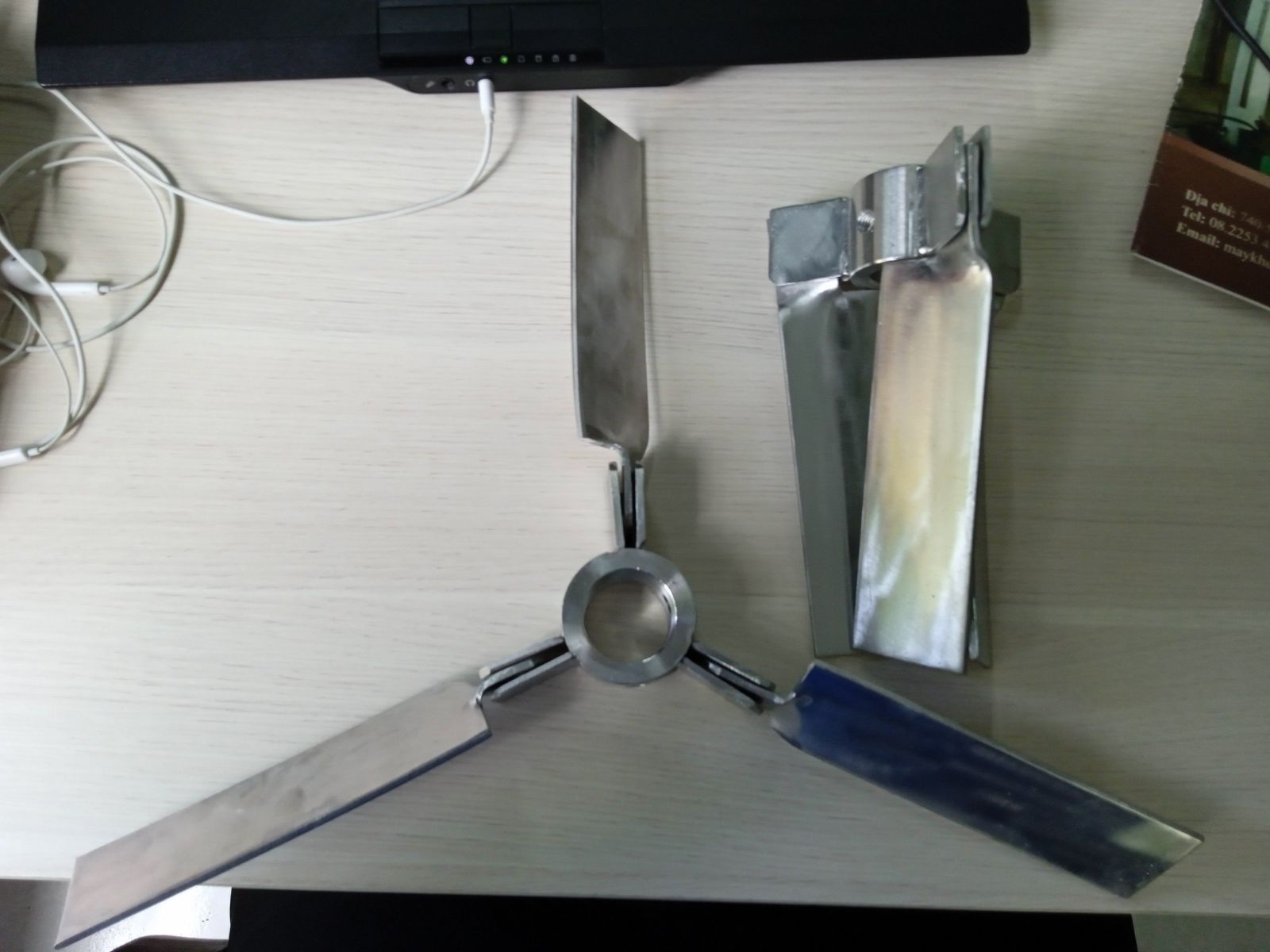 Cánh khuấy tự bung