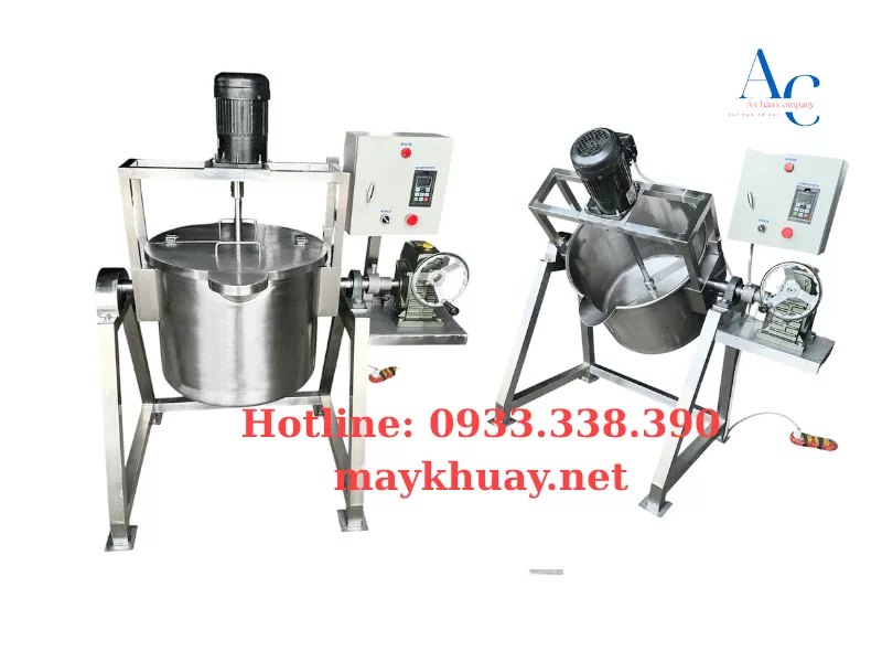 Bồn khuấy nước rửa chén nghiêng thùng đổ liệu