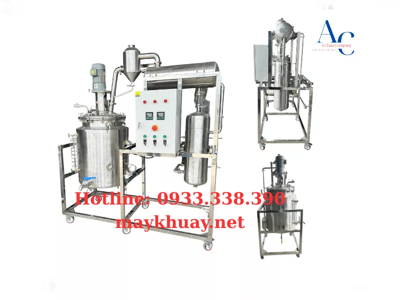 Máy chưng cất tinh dầu hoa hồng